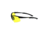 Radians SW104 Black Half Frame/Amber Lens, Black, One Size SW104-40C
