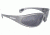 Remington Shooting Glasses, Silver Frame, Smoke Lens T70-20