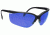 Remington T-72 Safety Glasses, Black Frame, Blue Lens - T72-BC