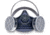 Sperian Personal Protective Equipment 1/2 Mask Premier Resp Prb MD/L 322099