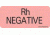 Timemed Label Rh Negative Identifr CS1 MV04FR4646
