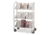 United Stationers Cart 3 Shelf Sloped Slv BDY54143, Unit EA