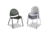 United Stationers Chair Stack Perfrated Bk Ct2 SAF4186BL, Unit CT