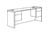 United Stationers Credenza Kneespc 72x24 My HON10743NN, Unit EA