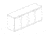 United Stationers Credenzahinged Doordbr MLNMHDC2072ESP, Unit EA