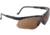 Uvex Genesis Protective Eyewear, Black Frame, Uvextreme Espresso Lens S3201X