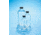 VWR Boston Round Bottles, Clear, Narrow Mouth VW5110220C21 Bulk Packs With Unattached Caps In Bags