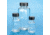 VWR French Square Bottles, Clear, Wide Mouth VW5610843V22 Convenience Packs With Caps Attached