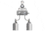 VWR SG-900 Semiautomatic Switchover Manifolds for Noncorrosive and Corrosive Gases Chrome-Plated Brass Manifolds, Each, 4702672