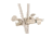 VWR Talon Swivel Holder Clamp, Stainless Steel, 19mm 89202-628-EA