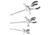 VWR Talon Three-Prong Clamps, Stainless Steel 915851