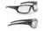 Walkers IKON Carbine Glasses, Black Frame, Clear Lenses, GWP-IKNFF1-CLR