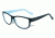Wiley X Marker Eyeglass Frame,Square,Gloss Black w/Sky Blue WSMAR05