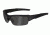 Wiley X Valor Sunglasses,Matte Black Frame,Polarized Smoke Grey Lens WXCHVALPS