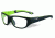 Wiley X Youth Force Victory Sunglasses,Matte Black/Lime Green,Clear Lens YFVIC02