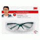 3M Protection Sports Safety Eyewear 90703-80025T, Green Frm, Clear Lens 90703-80025T