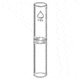 Ace Glass Laboratory Glassware and Equipment 10MM Por D Tubes (GB) 7205-08