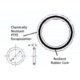 Ace Glass Laboratory Glassware and Equipment -125 Capfe O-RINGS 7855-872