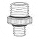 Ace Glass Laboratory Glassware and Equipment #15-#25 Nylon Coupling 5842-10
