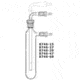 Ace Glass Laboratory Glassware and Equipment #15 90MM Vac Trap ''C'' 8746-68