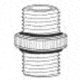 Ace Glass Laboratory Glassware and Equipment 15MM Ptfe Coupling 5840-47