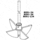 Ace Glass Laboratory Glassware and Equipment 178MM Tef Paddle Agitator 8091-36