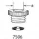 Ace Glass Laboratory Glassware and Equipment 18MM -112 Ptfe Bushing 7506-29