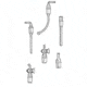Ace Glass Laboratory Glassware and Equipment 19/22 Adapter Adjustable 9058-06