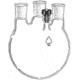 Ace Glass Laboratory Glassware and Equipment 1L 24/40-24/40 Flask 6954-77