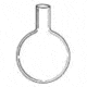 Ace Glass Laboratory Glassware and Equipment 1L Hw Flask Blank 6870-216