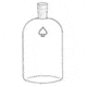 Ace Glass Laboratory Glassware and Equipment 24/40 500ML Bottle 5345-12