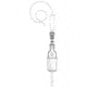 Ace Glass Laboratory Glassware and Equipment 24/40 Mini Adapter Inner 5028-119