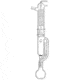 Ace Glass Laboratory Glassware and Equipment 250ML 45/50 Extr Appr ''C'' 6718-23