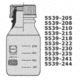 Ace Glass Laboratory Glassware and Equipment 25ML Amber Lab Bottle 5539-205