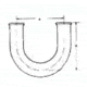 Ace Glass Laboratory Glassware and Equipment 2IN U Bend 8849-11