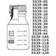 Ace Glass Laboratory Glassware and Equipment 2L Plas Coated Lab Bottle 5539-125
