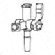 Ace Glass Laboratory Glassware and Equipment 3-WAY Plastic Stopcock 5851-10