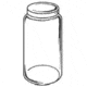 Ace Glass Laboratory Glassware and Equipment 32 OZ. BOTTLE, Wide Mouth 5549-32