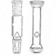 Ace Glass Laboratory Glassware and Equipment 35/20 Adapter Strt Conn 5035-30