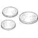 Ace Glass Laboratory Glassware and Equipment 47.5MM C Filter Disc (GB) 7176-134