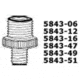 Ace Glass Laboratory Glassware and Equipment 50-25 Nylon Coupling 5843-16