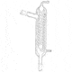 Ace Glass Laboratory Glassware and Equipment 600MM 24/40 Condenser 6012-17