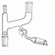 Ace Glass Laboratory Glassware and Equipment Adapter W/PTFE Plug 5150-29