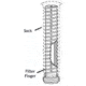 Ace Glass Laboratory Glassware and Equipment Filter Finger 350MIC ''C'' 5859-20