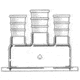 Ace Glass Laboratory Glassware and Equipment Flask HEAD,3NK,2-3L 6512-24
