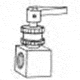 Ace Glass Laboratory Glassware and Equipment Hamilton THREE-WAY Valve 5850-17
