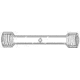 Ace Glass Laboratory Glassware and Equipment Manifold 120''LONG #25THDS 7488-24-120