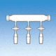 Ace Glass Laboratory Glassware and Equipment Manifold 310MM 14/20 3 Port 8743-04