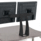 Anthro Flat Panel Mount Dual Bk 617BK, Unit EA
