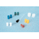 Apico Test Tube Plugs, Foam T1384 White Plugs